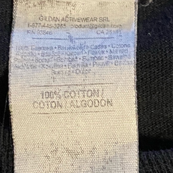 Vintage Mens United We Stand 9 11 Black Long Sleeve Crew Neck Tee Shirt / Size L - Picture 8 of 8